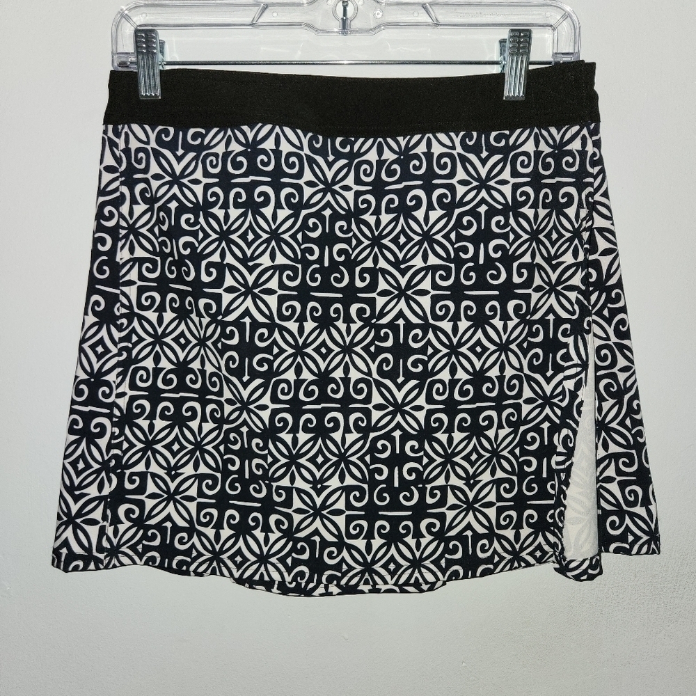 Ripskirt Hawaii Wrap Skirt A-line Navy White